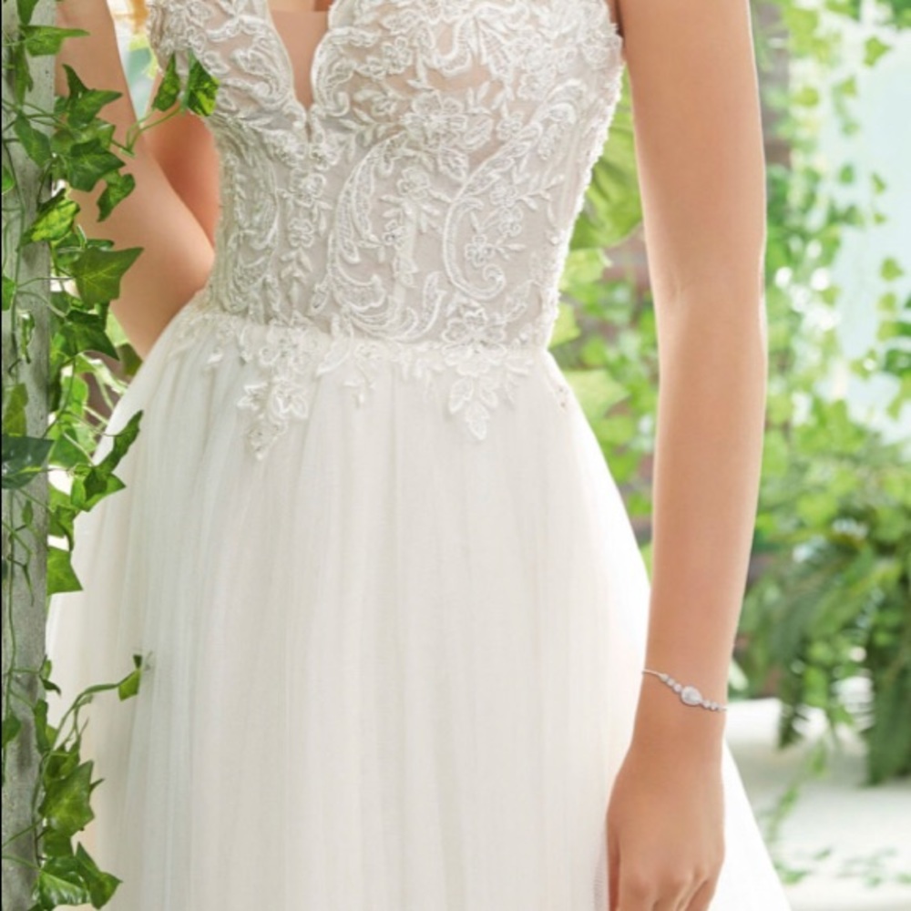 Customized size 2 wedding dress